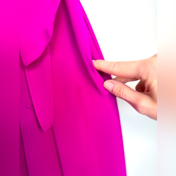 Rachel Rachel Roy, Size: 2, Purple/Pink in Colour, Faux Front Wrap. - Picture 7 of 14